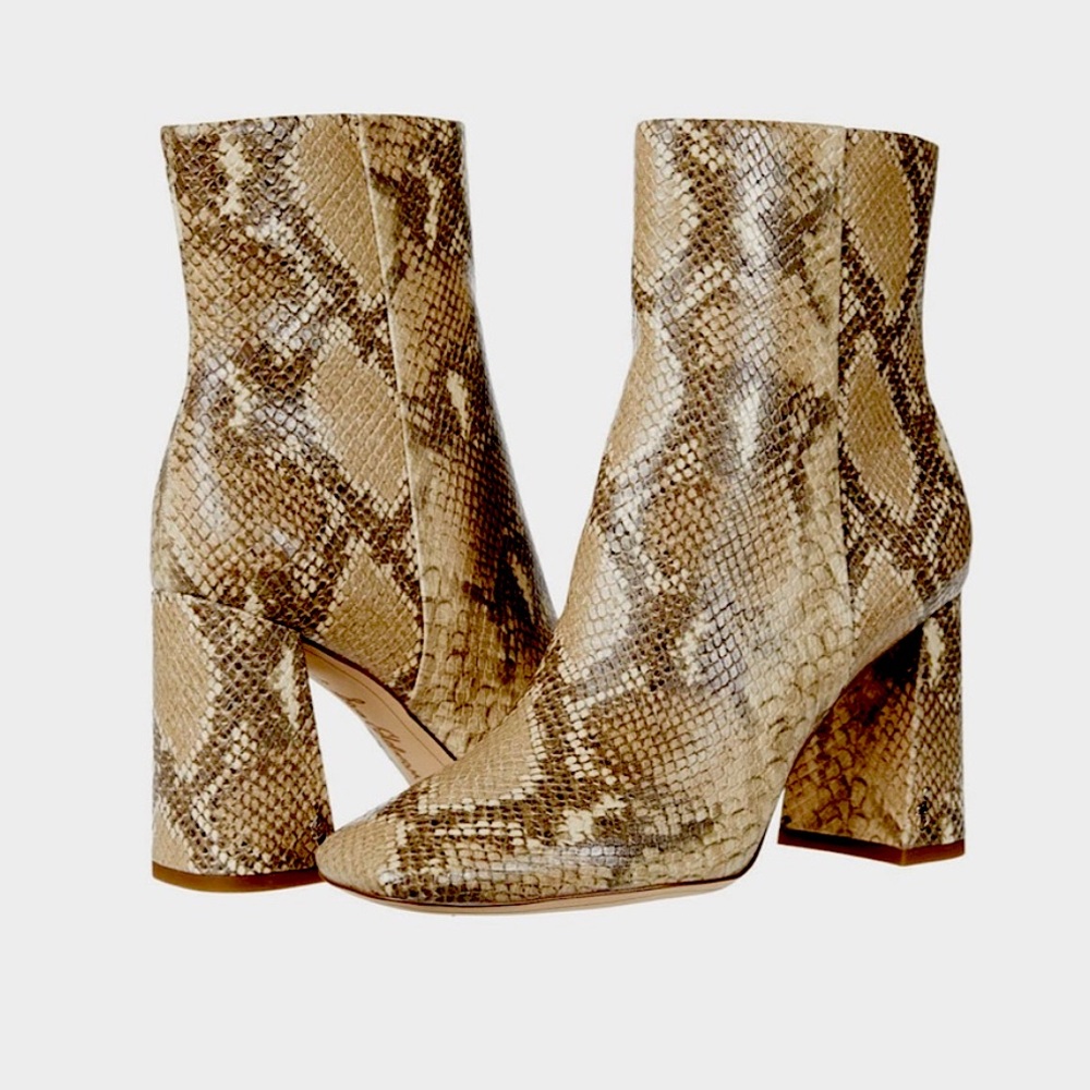 Sam Edelman Women's Codie High Block Heel Booties (Size 7.5)